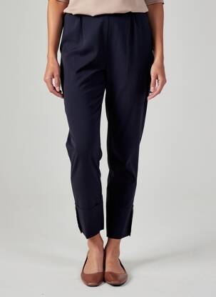 Pantalon 7/8 elasticitate mărime normală albastru PLATINE COLLECTION femeie