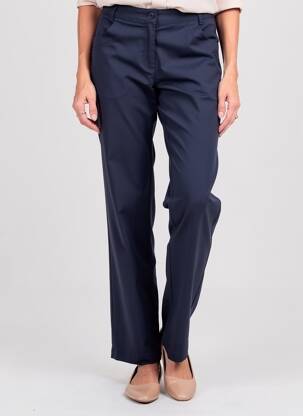 Pantalon drept elasticitate mărime normală albastru PLATINE COLLECTION femeie