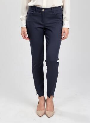 Pantalon slim conic mărime normală albastru SPORTALM femeie