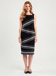 Rochie midi fără mâneci fără mâneci negru JOSEPH RIBKOFF femeie
