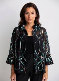 Jachete casual croială cambrată negru JOSEPH RIBKOFF femeie