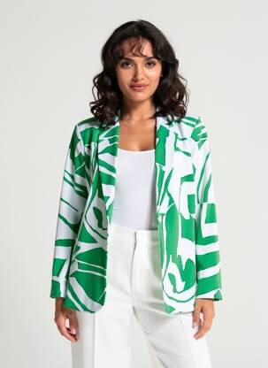 Sacou finisaj interior dublat verde JOSEPH RIBKOFF femeie