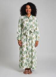 Rochie lungă mâneci lungi mâneci lungi verde EXQUISS'S femeie