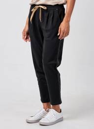 Pantalon 7/8 talie elastică negru PAKO LITTO femeie