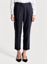 Pantalon 7/8 talie elastică negru PAKO LITTO femeie
