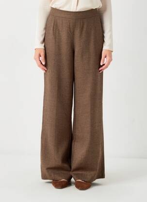 Pantalon larg buzunare mărime normală maro ATTIC AND BARN femeie