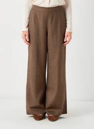 Pantalon larg buzunare mărime normală maro ATTIC AND BARN femeie