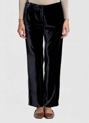 Pantalon drept mărime normală mărime normală albastru MALIPARMI femeie