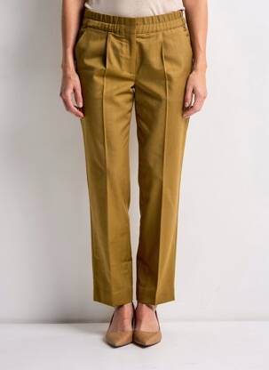 Pantalon drept elasticitate mărime normală maro CHLOÉ STORA femeie