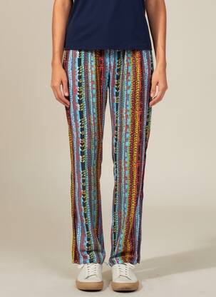 Pantalon drept talie elastică mărime normală albastru J.STARS femeie