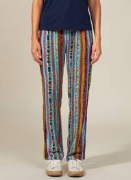 Pantalon drept talie elastică mărime normală albastru J.STARS femeie