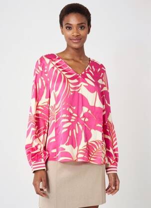 Tricou mâneci lungi mâneci lungi roz OUI femeie