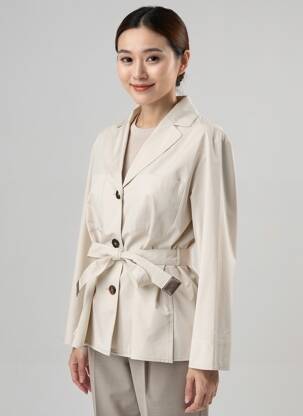 Sacou buzunare bej MAX MARA femeie