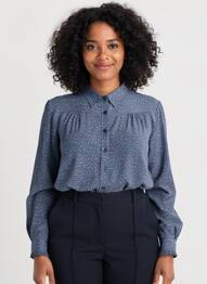 Cămașă croială dreaptă mâneci lungi albastru ARMOR LUX femeie