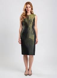 Rochie midi fără mâneci fără mâneci verde MAX MARA femeie