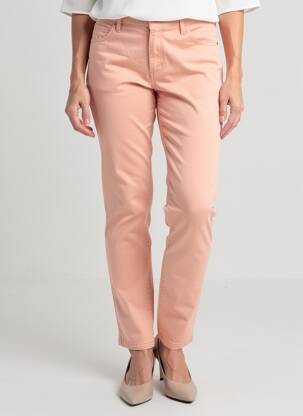 Pantalon slim buzunare portocalie LCDN femeie