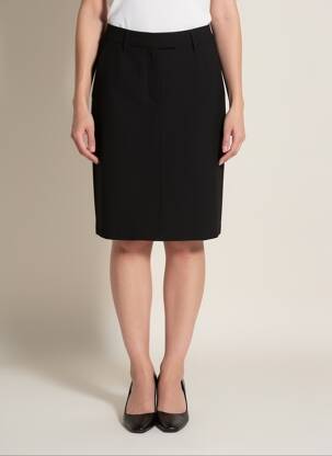 Fustă midi talie cu cleme negru GARDEUR femeie