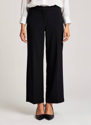 Pantalon drept țesătură crep mărime normală negru GARDEUR femeie