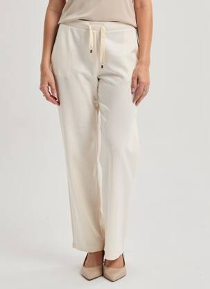 Pantalon drept elasticitate mărime normală bej FUEGO WOMAN femeie