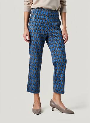 Pantalon drept elasticitate mărime normală albastru MARIA BELLENTANI femeie