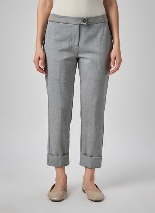 Pantalon 7/8 elasticitate mărime normală gri EVA KAYAN femeie