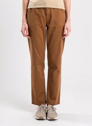 Pantalon drept elasticitate mărime normală maro GARDEUR femeie