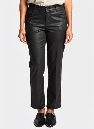 Pantalon drept elasticitate mărime normală negru GARDEUR femeie