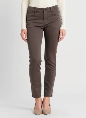 Pantalon slim elasticitate mărime normală gri GARDEUR femeie