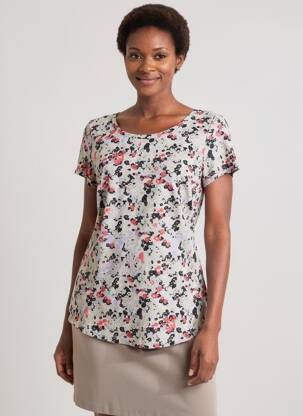 Tricou elasticitate mâneci scurte roz S.OLIVER femeie