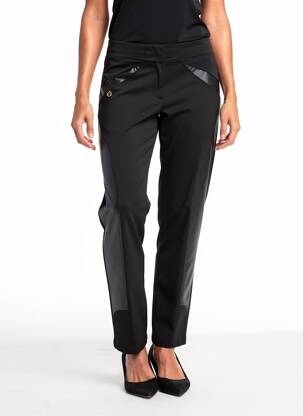 Pantalon slim talie elastică mărime normală negru ELISA CAVALETTI femeie