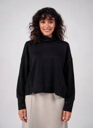 Pulover mâneci lungi mâneci lungi negru GERSHON BRAM femeie