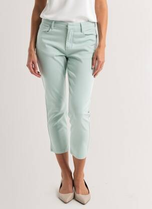 Pantalon 7/8 închidere cu fermoar sub clapetă cu nasturi albastru deschis BETTY BARCLAY femeie