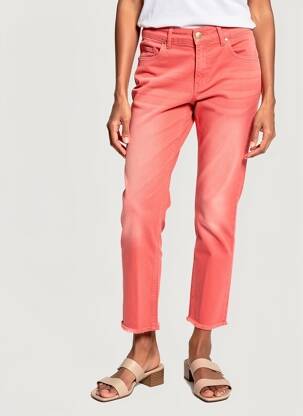 Pantalon 7/8 elasticitate mărime normală portocalie SIGNE NATURE femeie