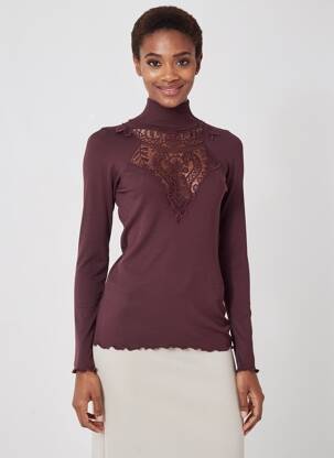Top mâneci lungi mâneci lungi violet OSCALITO femeie