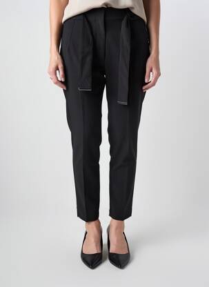 Pantalon slim țesătură poplin mărime normală negru SALSA femeie