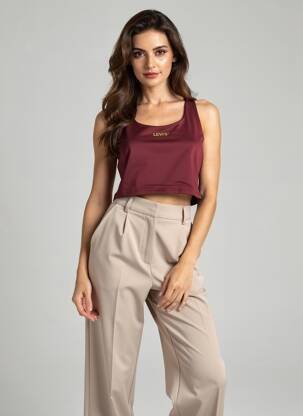 Top elasticitate fără mâneci roșu LEVI'S femeie