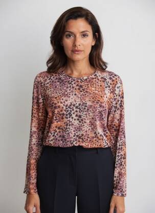 Tricou mâneci lungi mâneci lungi portocaliu MARINELLO femeie