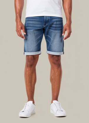 Bermudă țesătură denim mărime normală albastru DEELUXE bărbat
