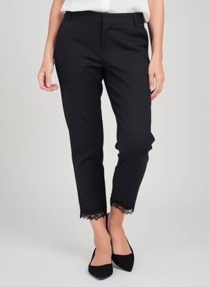 Pantalon 7/8 elasticitate mărime normală negru DROLE DE COPINE femeie