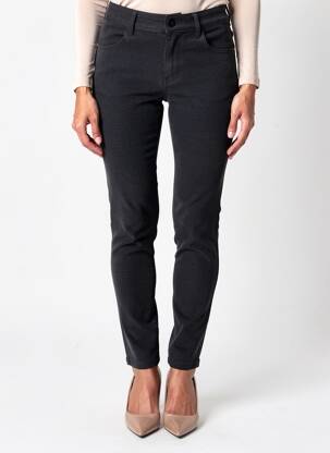 Pantalon slim elasticitate mărime normală negru SARAH JOHN femeie