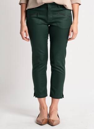 Pantalon 7/8 elasticitate mărime normală verde NINA CARTER femeie