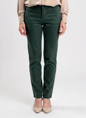 Pantalon slim elasticitate mărime normală verde C'EST BEAU LA VIE femeie