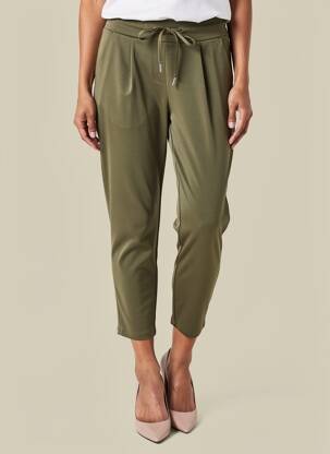 Pantalon 7/8 elasticitate mărime normală verde ICHI femeie