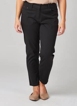 Pantalon 7/8 talie elastică negru CISO femeie