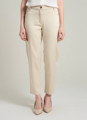 Pantalon 7/8 elasticitate mărime normală bej deschis BETTY BARCLAY femeie