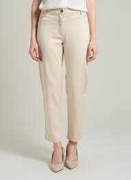 Pantalon 7/8 elasticitate mărime normală bej deschis BETTY BARCLAY femeie