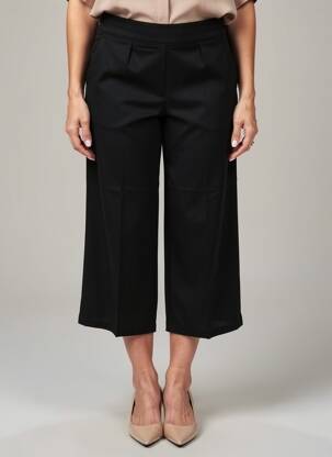 Pantalon 7/8 talie cu cleme mărime normală negru BETTY BARCLAY femeie