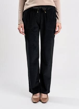 Pantalon drept elasticitate mărime normală negru MADE IN ITALY femeie