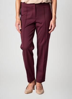 Pantalon slim talie elastică mărime normală violet FRANCE RIVOIRE femeie