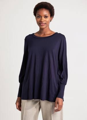 Tricou mâneci lungi mâneci lungi violet MAT. femeie